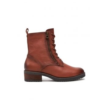 Botine 9-25253-43 Maro -  Piele lacuita