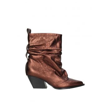 Botine cowboy din piele Veridia