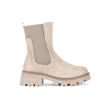 Botine dama 1469-501 -  Textil - Bej