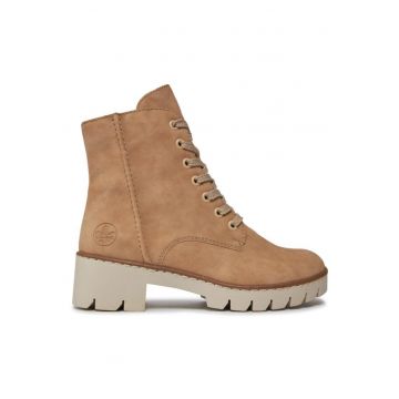 Botine dama -  30324117936 - Piele ecologica - Bej