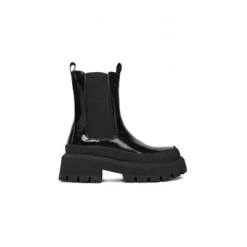Botine dama 58089-2 -  Textil - Negru