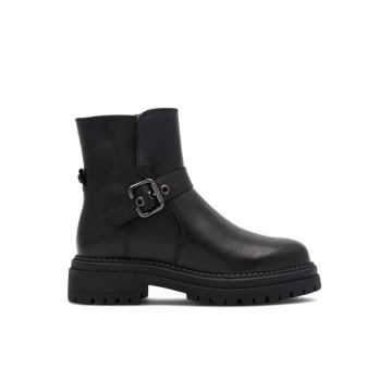 Botine dama -  590558811136837 - Piele naturala - Negru