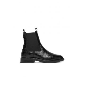 Botine dama C-PETRA-25478PE-C -  Piele naturala - Negru
