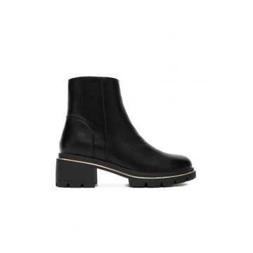 Botine dama CEO-HY58957-2A -  Negru - Textil