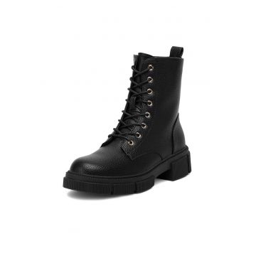 Botine dama HX21056-58A -  Textil - Negru