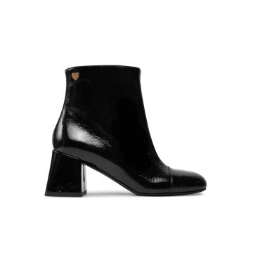 Botine dama JA21117G0LII0000 -  piele naturala - negru -