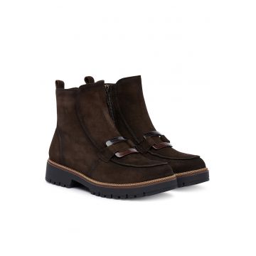 Botine dama -  Mocca 304 - piele naturala - maro