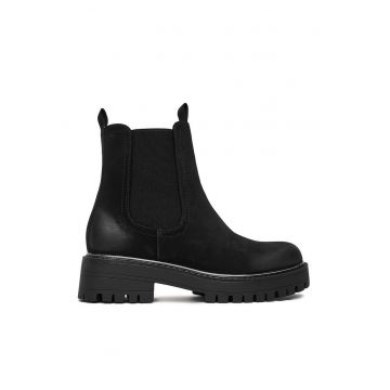 Botine dama -  negru - piele ecologica - CEO-WS13202-05