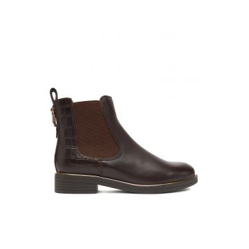 Botine dama -  piele naturala - maro CEO-RST-56006-01