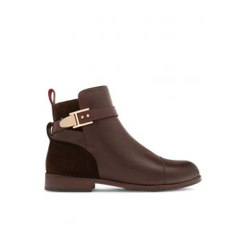 Botine dama -  WI08-CHLOE - piele naturala - maro