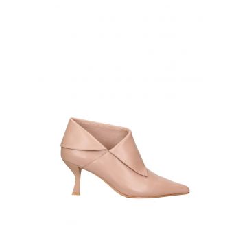 Botine din piele cu varf ascutit Edera Elite