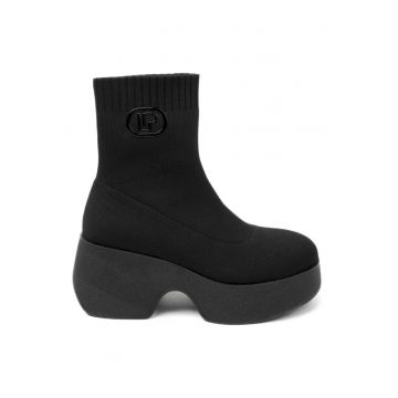 FLO women's ankle boots - Negru