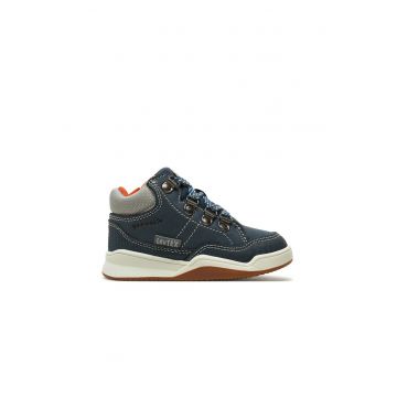 Ghete 241331 A008 Albastru -  Piele ecologica