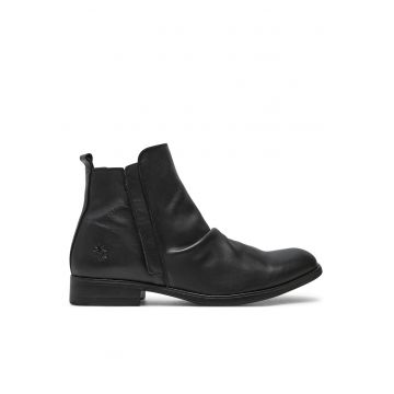 Ghete barbati -  Mowifly - piele naturala - negru - Negru