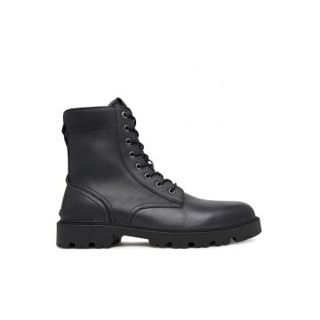 Ghete barbati -  piele naturala - negru -