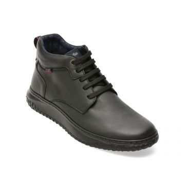 Ghete CALLAGHAN negre, 60803, din piele naturala
