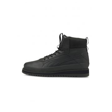 Ghete cu insertii din piele Desierto v2 WTR - Negru