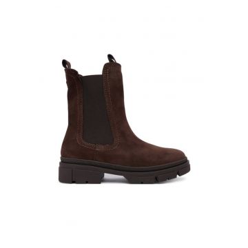 Ghete dama 305246820 -  Piele naturala - Maro