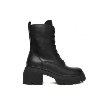 Ghete dama  C-AMARI-MX856-5 - piele naturala - negru