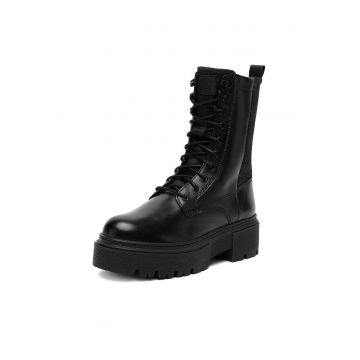 Ghete dama CEO-WB-ADELA-02 -  Piele naturala - Negru