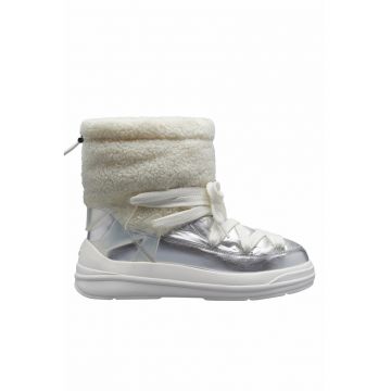 Ghete dama -  Insolux Snow - Alb/Argintiu