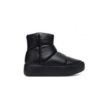 Ghete dama pana la glezna - Hogl - 305666475 - piele naturala - negru