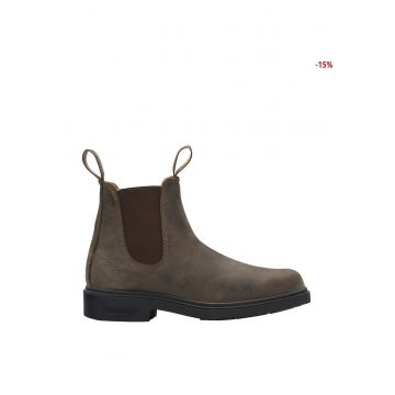 Ghete dama -  piele naturala - maro -