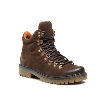 Ghete dama -  piele naturala - maro -