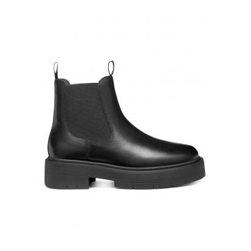 Ghete dama  Spherica - piele - negru -
