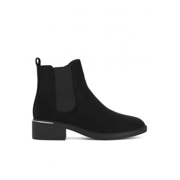 Ghete dama -  Stessy 3.0 - piele naturala - culoare negru