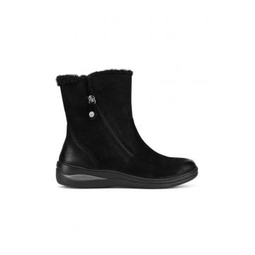 Ghete dama  WI23-LIPARI-11 - negru - material sintetic