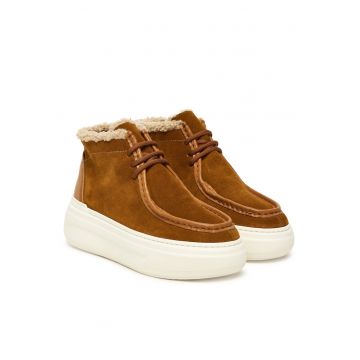Ghete de zapada -  Brandy - piele naturala - maro