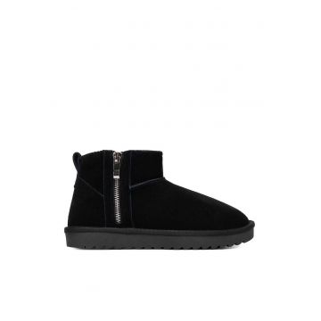 Ghete de zapada dama -  DZ-80 - piele naturala - negru