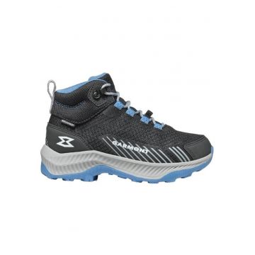 Ghete trekking copii  9.81 Pulse Mid - Negru/Albastru