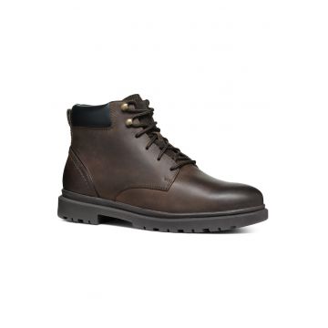 Bocanci de drumetie barbati  U46DDC-000FF - Piele naturala - Maro - Maro