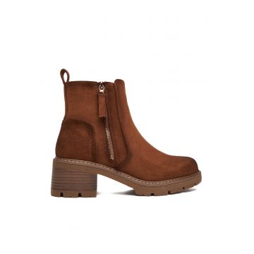 Botine dama  CEO-HY58222-1 - maro - sintetic