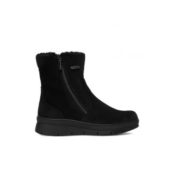 Botine dama WS5921-03 -  Textil - Negru