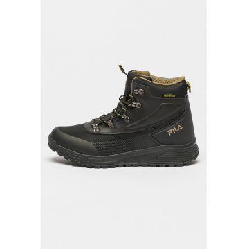 Ghete cu finisaj rezistent la apa pentru drumetii Hikebooster - Negru
