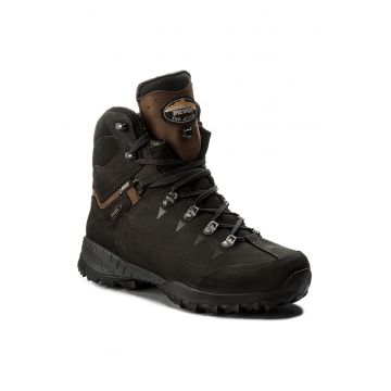Ghete de trekking barbati -  piele naturala - negru -