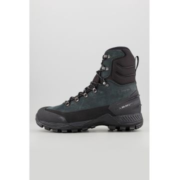 Ghete mid-cut din piele - pentru drumetii Blackfin GTX - Negru