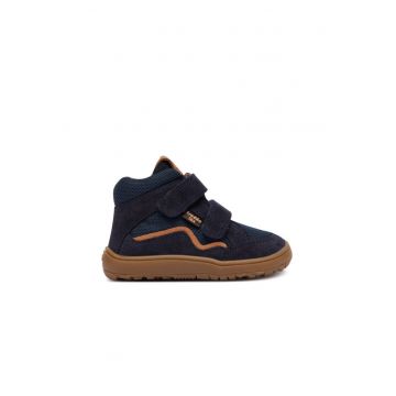 Ghete sport baieti -  piele naturala - bleumarin -