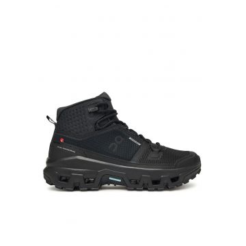 Ghete trekking dama  Cloudrock Mid - negru - textil