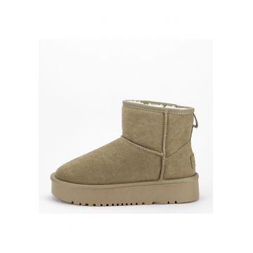 Ghete bej din piele naturala NN605 117 16098 - Bej