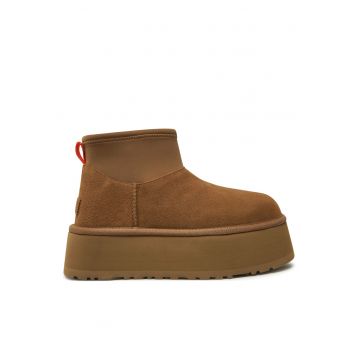 Ghete dama  maro - piele naturala - Classic Mini -