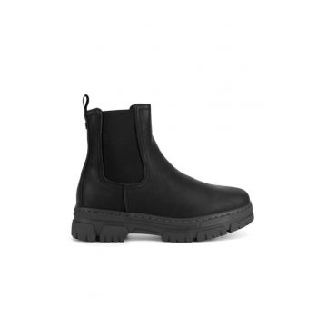 Ghete dama  WS6385-01 - negru - sintetic