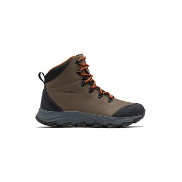 Ghete de piele Expeditionist - Negru/Bej inchis