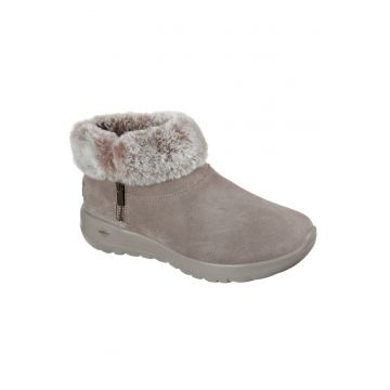 Ghete de piele nabuc On The Go Joy - Maro cafeniu