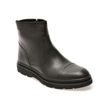 Ghete OTTER negre, 52135, din piele naturala