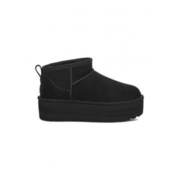 Ghete slip-on de piele intoarsa Classic Ultra Mini - Negru