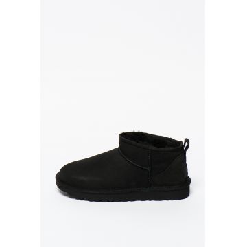 Ghete slip-on din piele intoarsa Classic Ultra Mini - 43797 - Negru